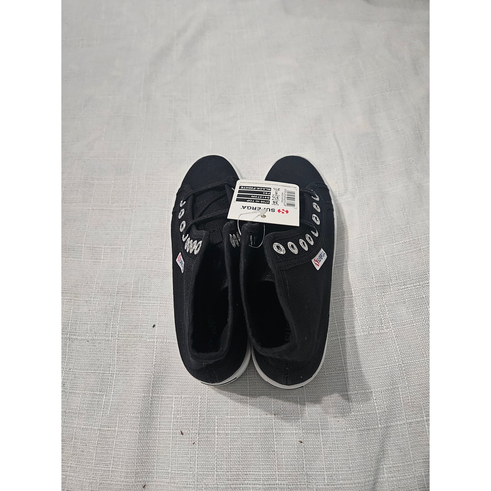 Superga Womens 2708 Hi Tops Black Size 5 — image 7 of 8